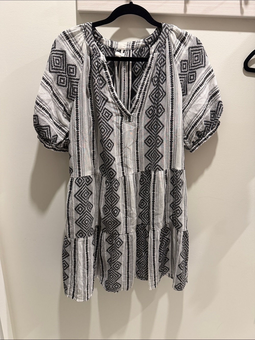 Velvet by Graham & Spencer Maggie Dress Black & White